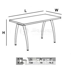 ابعاد-میز-پایه-فلزی-K49