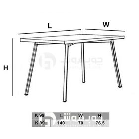 ابعاد-میز-پایه-فلزی-K99