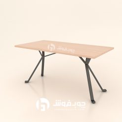 میز-جدید-با-پایه-فلزی-تک