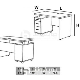 میز-MDF-T115