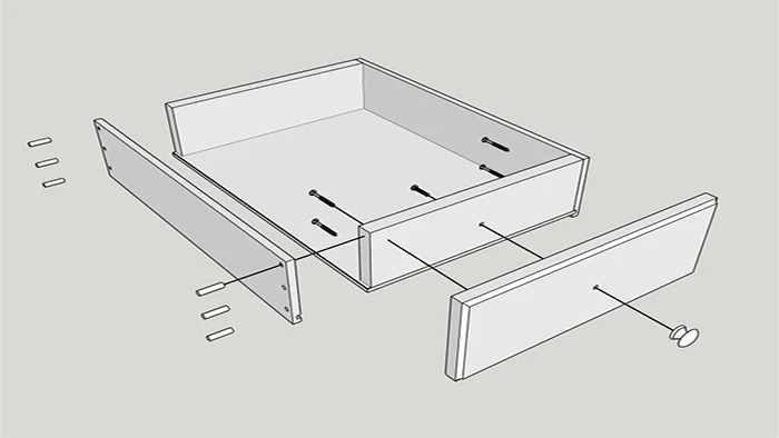 مراحل ساخت کشو