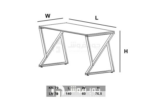ابعاد-میز-پایه-فلزی-KN79