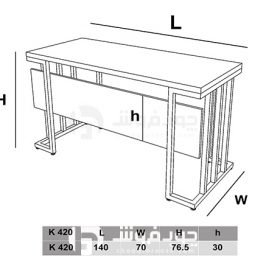 ابعاد-میز-جدید-چوبی-با-پایه-فلزی-K330
