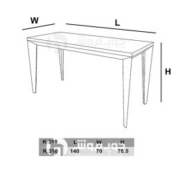 اندازه-میز-اداری-شرکتی-k310