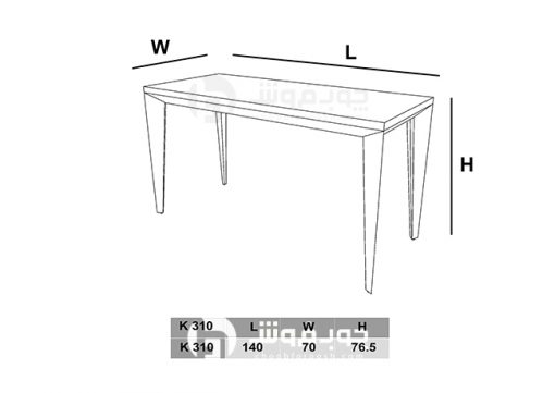اندازه-میز-اداری-شرکتی-k310