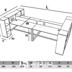 نقشه-و-اندازه-میز-گروهی-g146