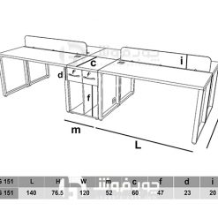ابعاد میز کار کامپیوتر G152 247x247 - صفحه دوم چوب فروش