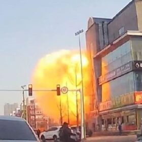 انفجار در شهر سانه چین