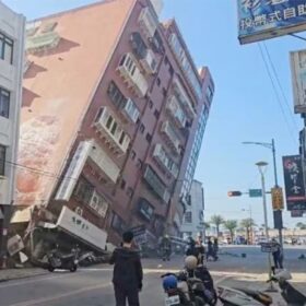 قوی‌ترین زلزله در تایوان
