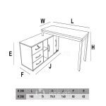 ابعاد-میز-K250-1