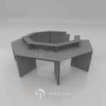 Modern conference table for 7 people, model C0014-2