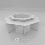 Modern conference table for 7 people, model C0014-1