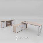 Modern and minimalist management desk, model MT1900-10
