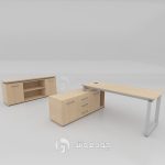 Modern and minimalist management desk, model MT1900-12