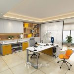 Modern and minimalist management desk, model MT1900