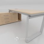 Modern and minimalist management desk, model MT1900-2