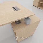 Modern and minimalist management desk, model MT1900-3