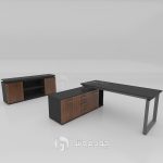 Modern and minimalist management desk, model MT1900-4