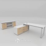 Modern and minimalist management desk, model MT1900-6