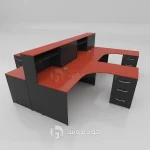 میز کار گروهی کاربردی مدل G162-قرمز