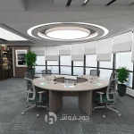 میز کنفرانس دایره ای مدل C0016