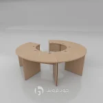 خرید میز کنفرانس دایره ای مدل C0016