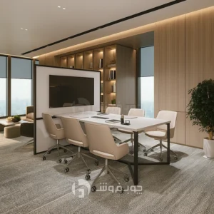 میز کنفرانس پایه فلزی مدل C0018