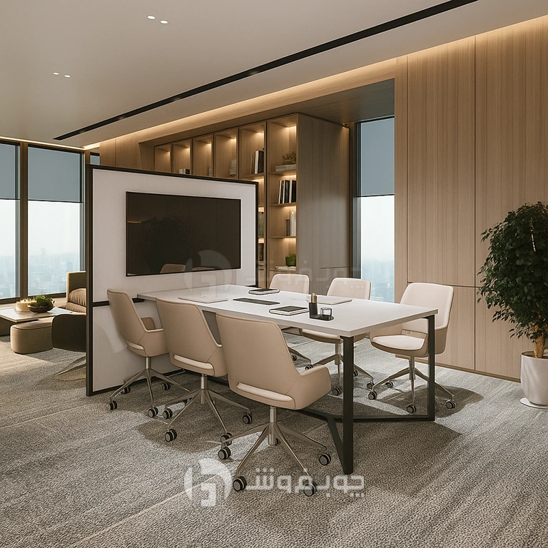 میز کنفرانس پایه فلزی مدل C0018