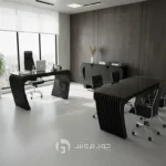 ست کامل میز مدیریت لادیز-مشکی1