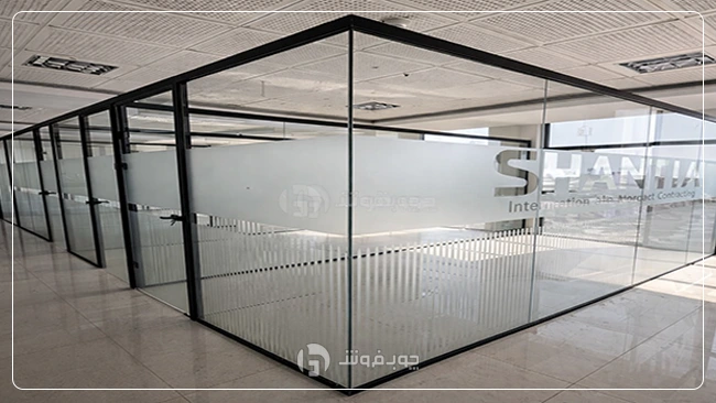 پارتیشن شیشه ای شرکت شنتیا