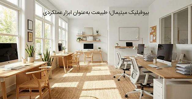 بیوفیلیک مینیمال؛ طبیعت به‌عنوان ابزار عملکردی