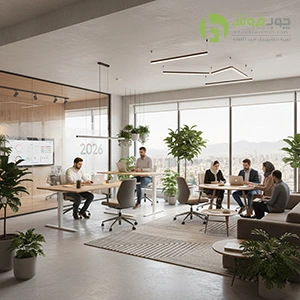 ترندهای دکوراسیون اداری ۲۰۲۶ در ایران و طراحی دفاتر کاری مدرن